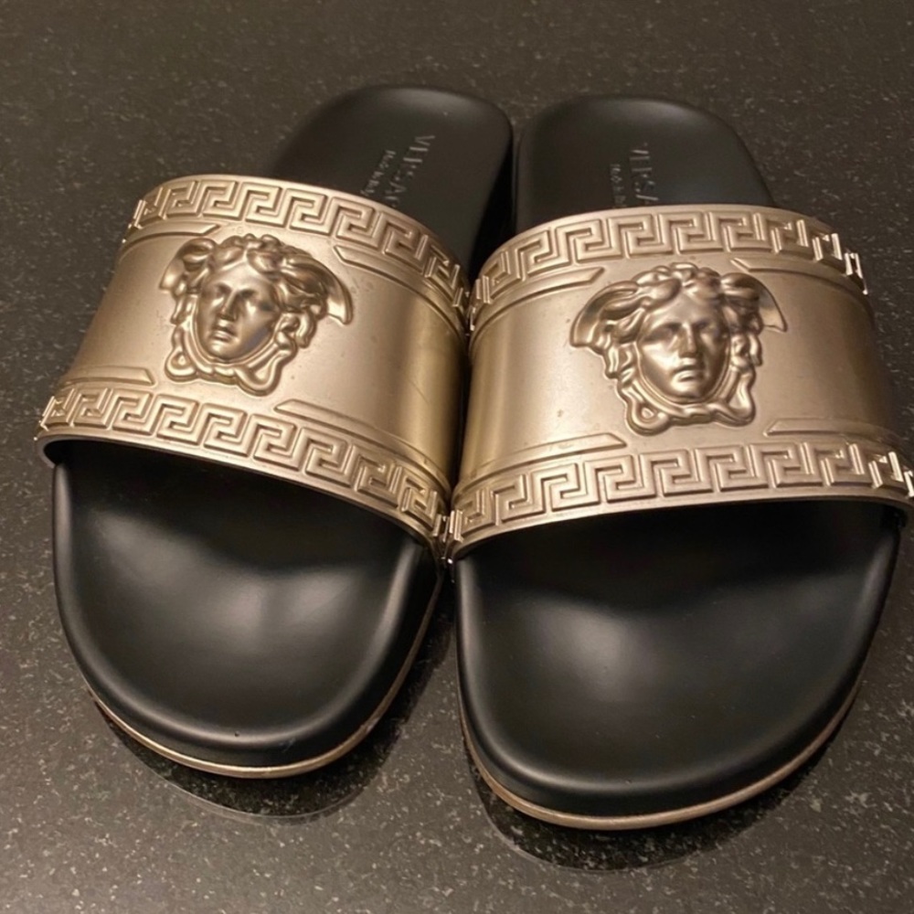 Men’s  Versace Medusa Head Slides
